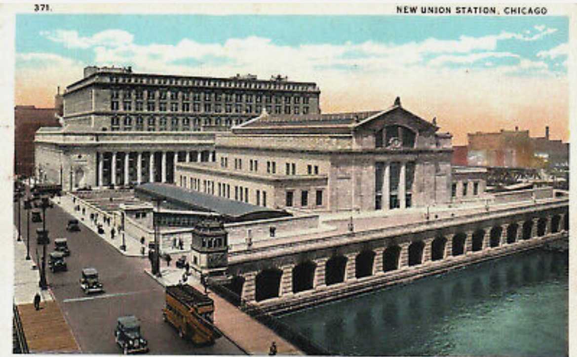 Union Rail Station in Chicago